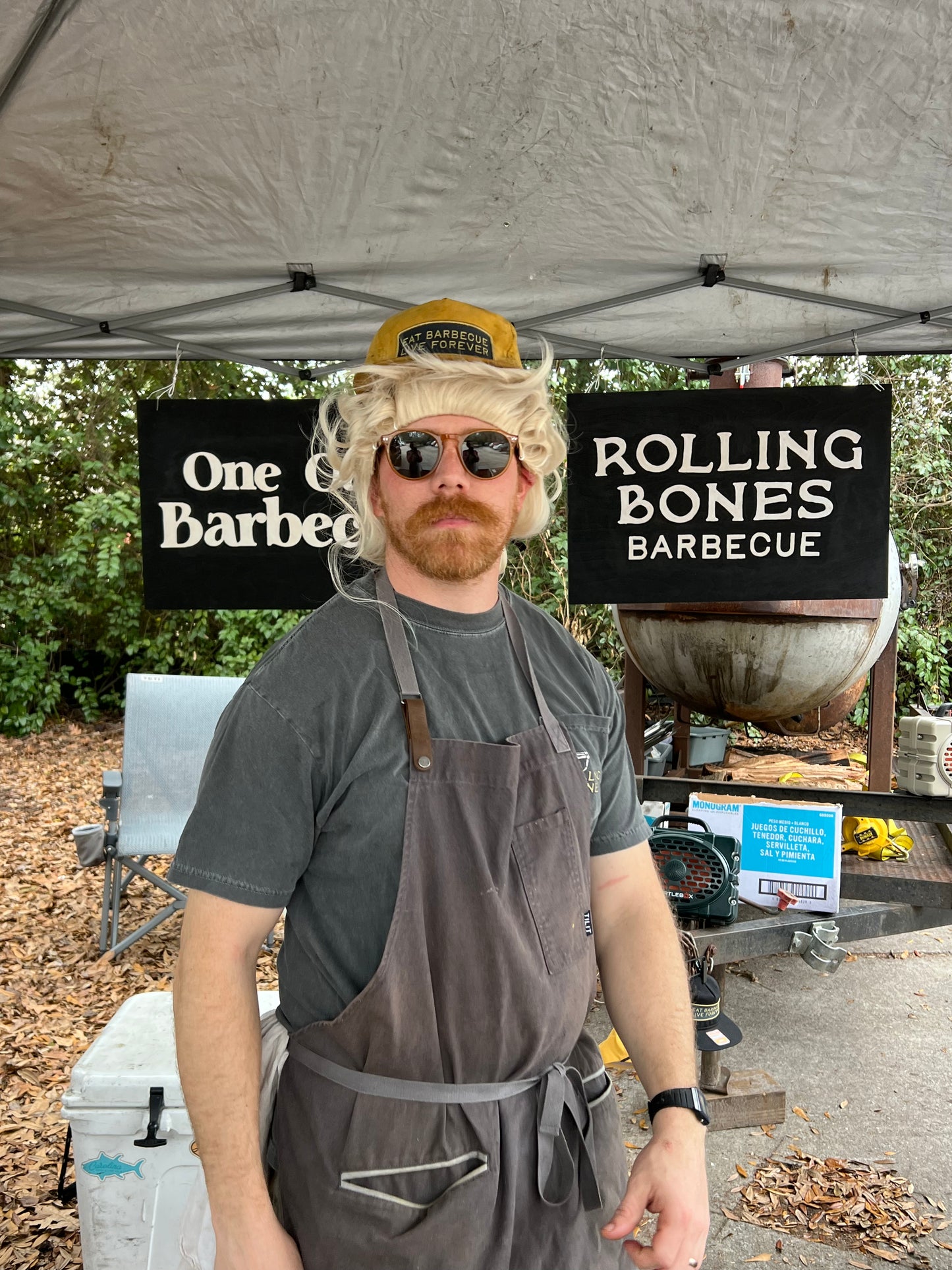 Eat Barbecue, Live Forever Hat