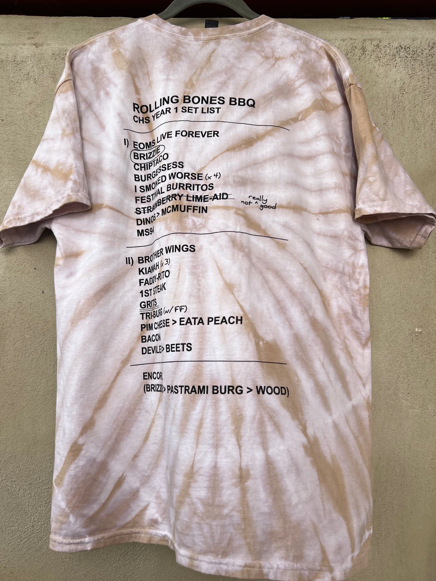 Year 1 Setlist T-Shirt