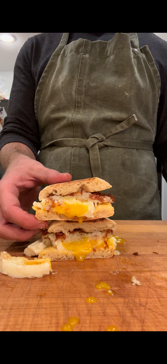 Smoked McDonalds Hashbrown Egg McMuffins