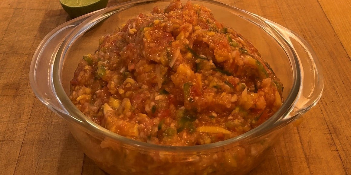 Smoked Mango Habanero Salsa