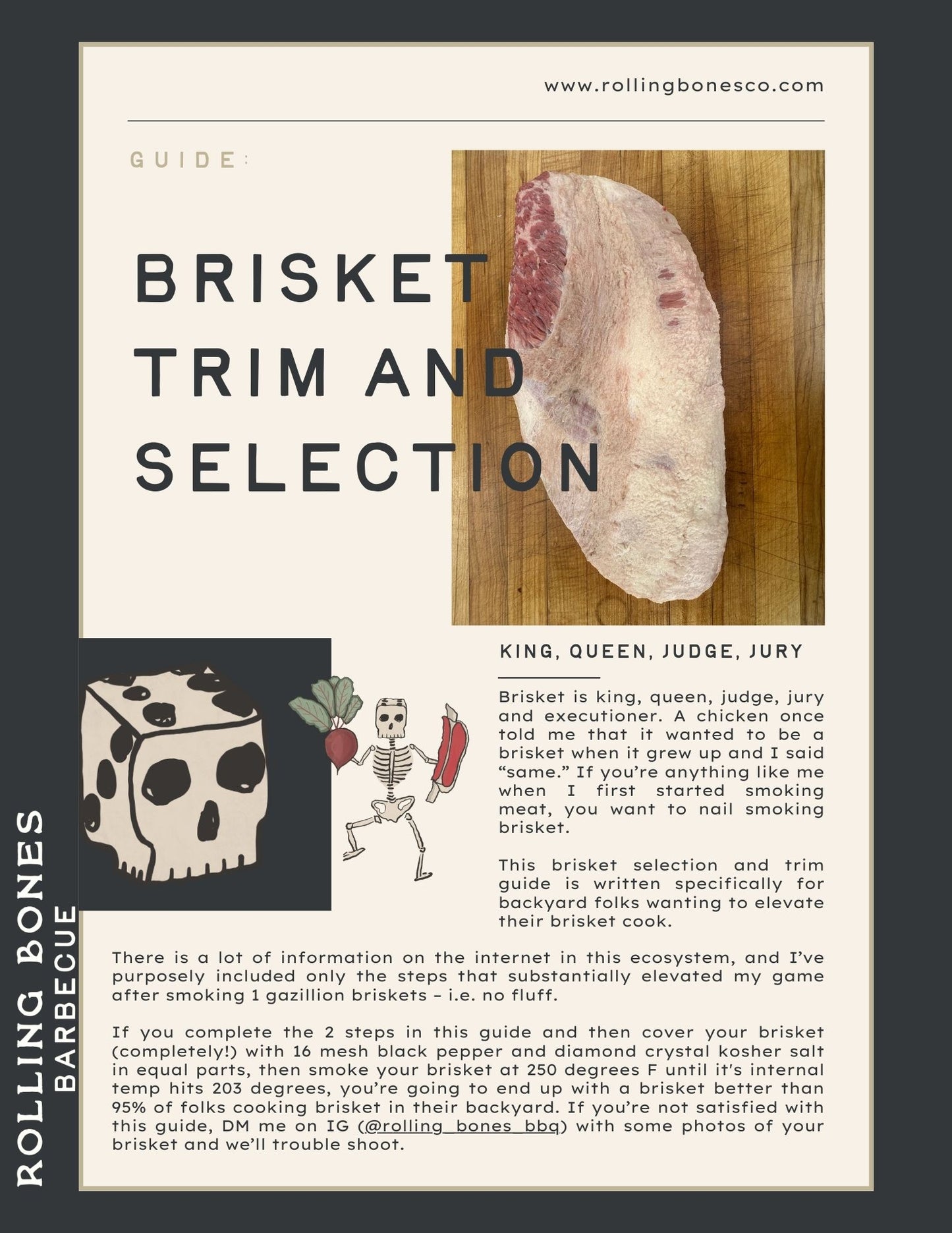 Brisket Trim and Selection